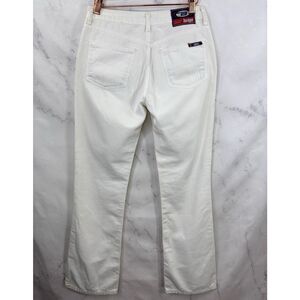 Vintage Y2K 90s Bongo White Boot Rider Flare Denim Jeans Rare Womens 28 2000s